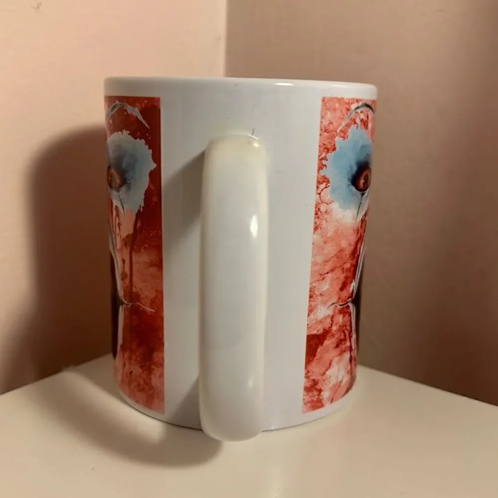 Mug Handmade Horror Pennywise Clown It Bloody Ceramic Halloween Scary